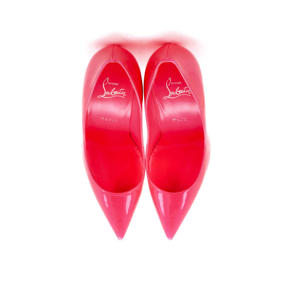 Christian Louboutin 100 Women's Kate Pumps Patent - Picture 2 of 6